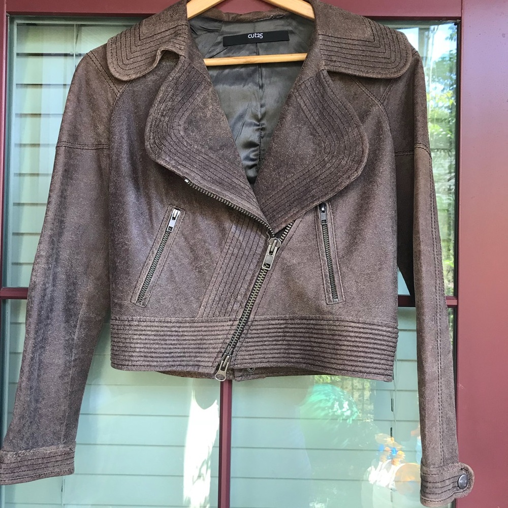 Cut25 leather jacket